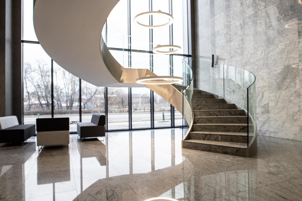 Wola Glamour Apartment Warschau Buitenkant foto